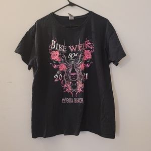 Size 3x black Daytona 2021 bike week tshirt